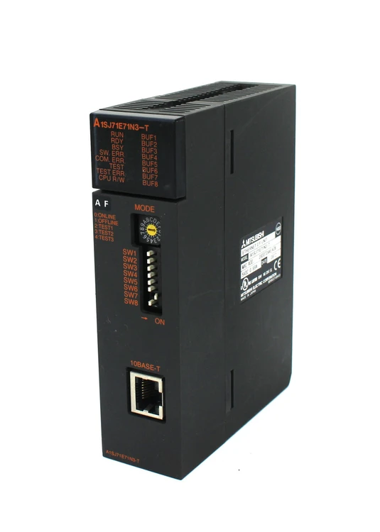 Used MITSUBISHI A1SJ1E71N3-T PLC Ethernet Equipment | Industrial Parts R Us Inc. #358830