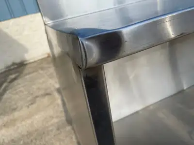 Used Winholt 96" X 24" Stainless Steel Cabinet with Casters - SS342 Food Prep Tables Illinois US | Falcon Restaurant Supply #1374896