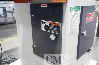 USED CANTEK CHOP SAW WITH INFEED