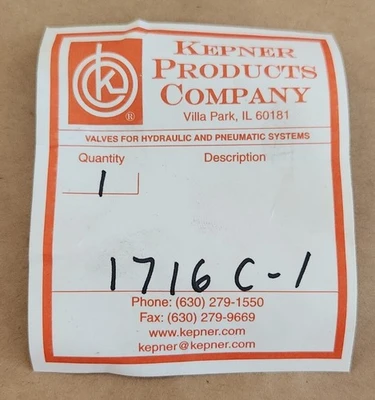 NEW Kepner 1716C-1