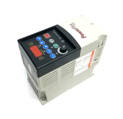 USED ALLEN-BRADLEY SER. A POWERFLEX 4- 0.4 KW (0.5 HP) AC DRIVE