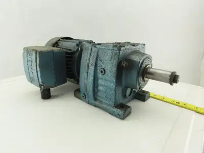 Sew Eurodrive  R37DT71C4TF-IS 1/3HP Motor 230/460V 3Ph W/25:1 Inline Gearbox