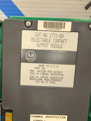 Allen-Bradley 1771-0W PLC Input & Output Modules | ESS Industrial Equipment Sales (5)