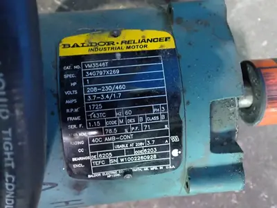 USED BALDOR ELECTRIC VM3546T