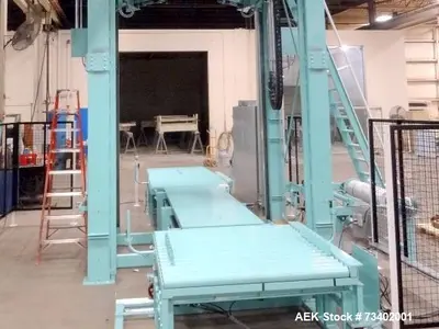 Used Moellers Automatic Stretch Hooding System – 40 Loads per Hour, Variable Frequency Drive