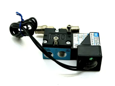 NEW MAC 45A-AA1-DAAB-1CM SOLENOID WITH FITTING AND HARDWARE 45AAA1DAAB1CM