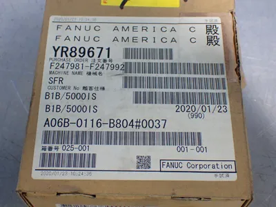 USED FANUC A06B0116B804#0037
