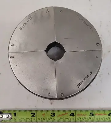 USED SUPERIOR CINCINNATI COLLET PAD