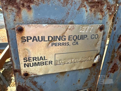 Used 2002 SPAULDING 36X105 Belt Conveyors California US | Mittry Construction #1363517