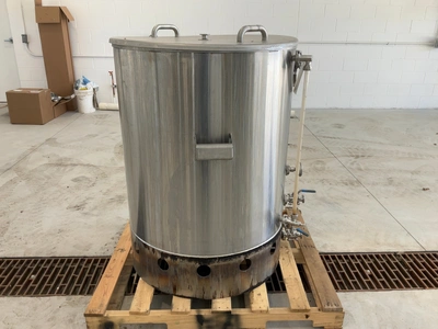 Used PSYCHO BREW DIRECT-FLAME BREW KETTLE/ MASH TUN 3.5BBL Cooking Kettles Michigan US | Miedema Asset Management Group #1580148