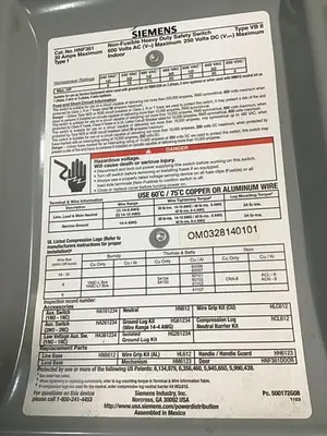 USED SIEMENS HNF361 VBII