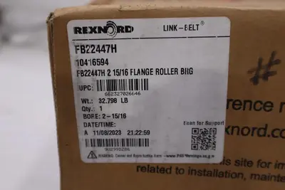 New Rexnord FB22447H 4 Bolt Round Roller Bearing STOCK SGF-19