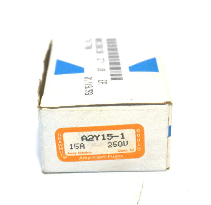 10 NEW GOULD SHAWMUT A2Y15-1 FUSES A2Y151