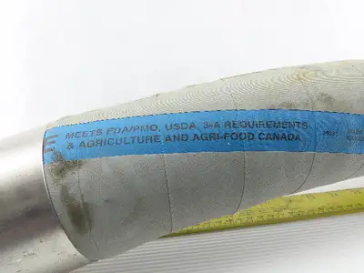 Tri Clover PC300R 3" Flange Stainless Steel Sanitary Flexible Coupling 24"