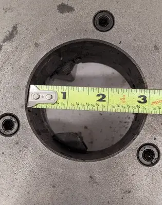 USED BISON 10" 3 JAW CHUCK
