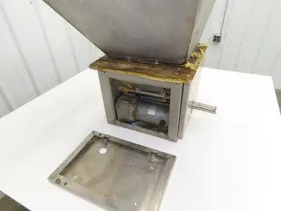 Accu-Rate Volumetric Screw Feeder 1" Auger Stainless Hopper 18x18" 90VDC