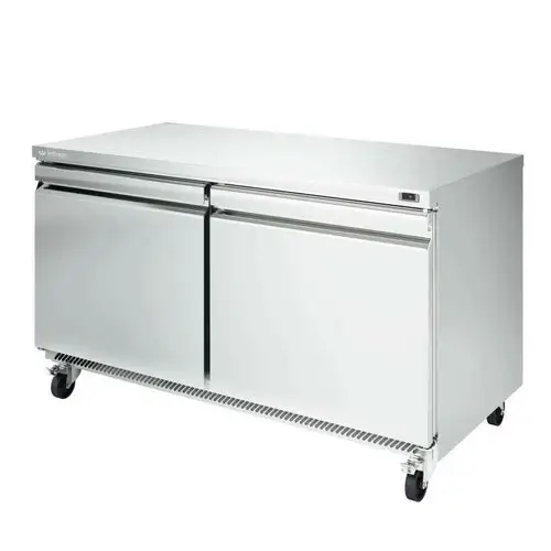 Infrico IUC-UC60F 60 3/8" W Undercounter Freezer w/ (2) Sections & (2) Doors, 115v