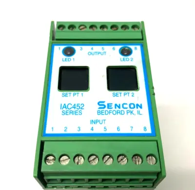 Used SENCON END GAP CONTROL SYSTEM RECEIVER/OUTPUT MODULE PLC Input & Output | Maverick Industrial Sales #1111561