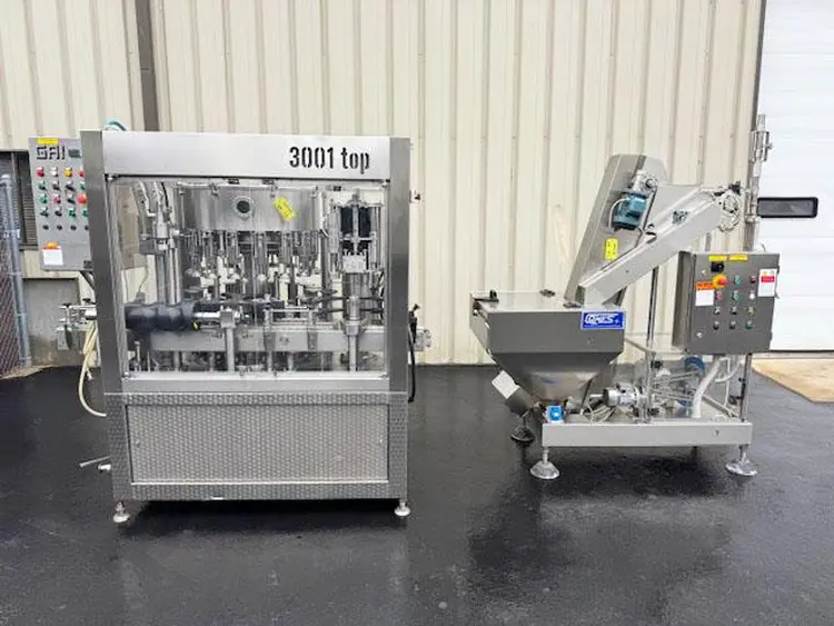 Used GAI 3001 TOP Bottle Fillers Pennsylvania US | Ferguson Packaging Machinery #759080