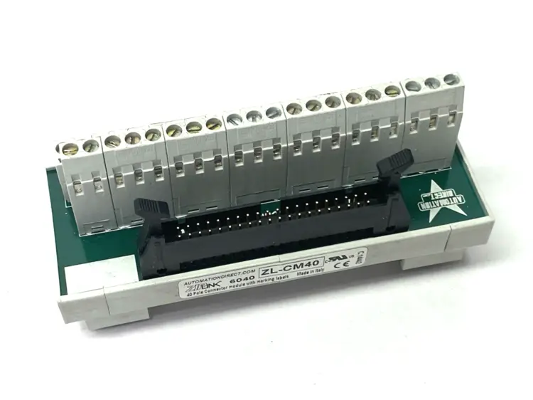 Used AUTOMATIONDIRECT ZIPLINK CONNECTION MODULE 40-POLE Terminal Blocks Michigan US | Maverick Industrial Sales #1089312
