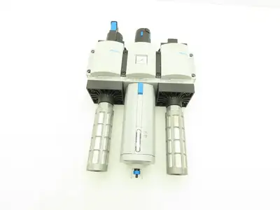 Festo Air Regulator Filter Solenoid On Off Valve Assembly 1" NPT