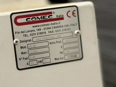 Used COMEC ITALIA KV-30 Pad Printers Pennsylvania US | Global Equipment International, LLC #1284453