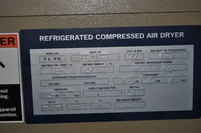USED GENERAL PNEUMATICS TL-75