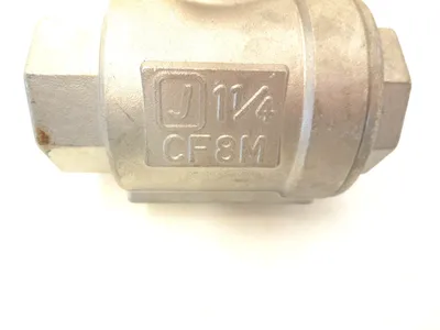 NEW JAMESBURY CF8M 1 1/4" VALVE CF-3600TT-B