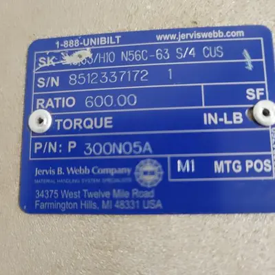 New | in-Stock NORD NORD MOTOR & GEAR BOX MTR: 63S/4CUS 230/460 3 PH 1700 RPM 56C FRAME IP55 RATIO: 600 *NEW* Gearboxes | ND Industrial Surplus #1221398