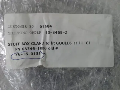 Stuffing Box Gland to fit Goulds pump 3171