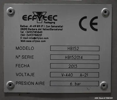 USED EFFYTEC HB-152