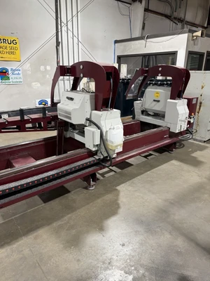 Atech Zigma AU450 Heavy Duty CNC Double Miter Saw Aluminum 480V