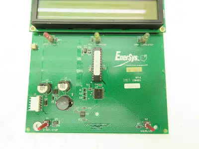 EnerSys X1060-06-WHFD-1 REV C Printed Circuit Board PCB LCD Display Push Button