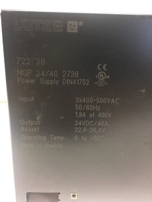 USED LUTZE DIN41752