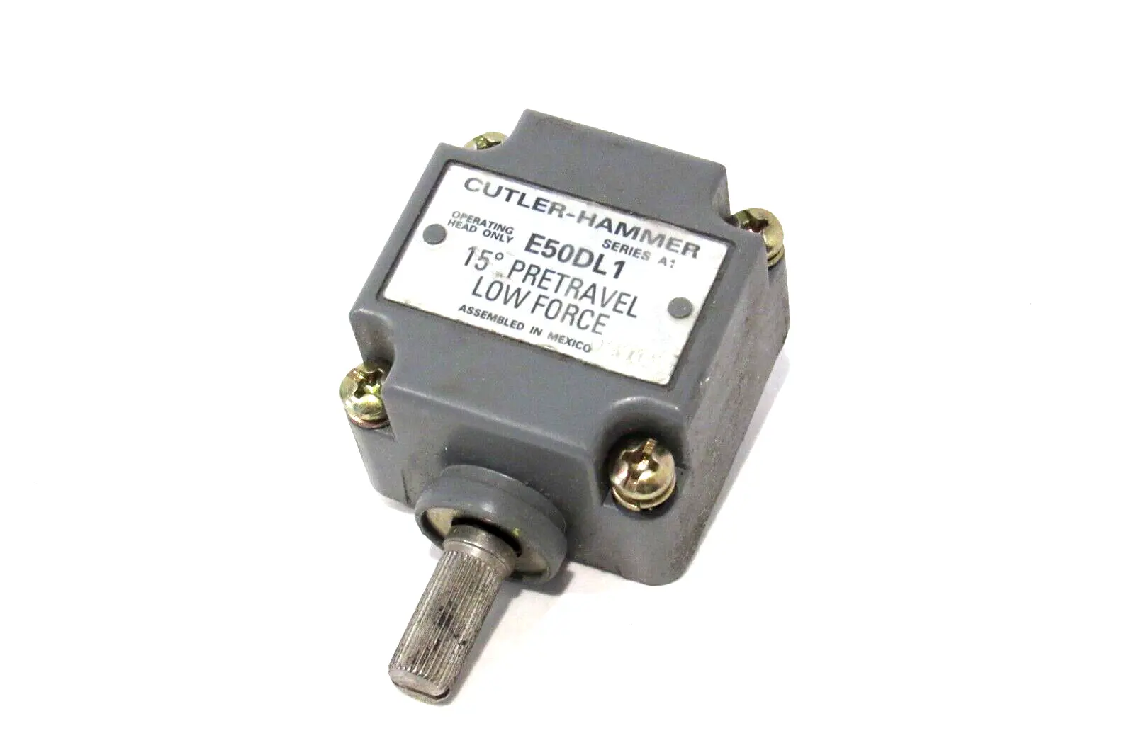 USED CUTLER HAMMER E50DL1 LIMIT SWITCH HEAD