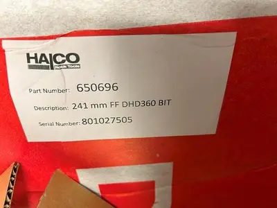 Used HALCO 9-1/2” HALCO DHD 360 HAMER BIT Other Cutting Tools Pennsylvania US | East West Machinery & Drilling #1417507