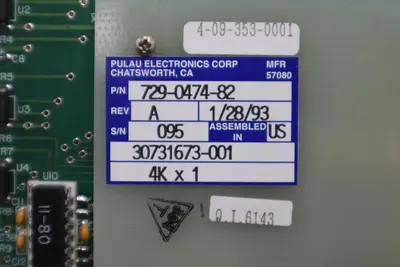 Honeywell 30731673-501 Core Memory Card PLC Rack Circuit Board G641