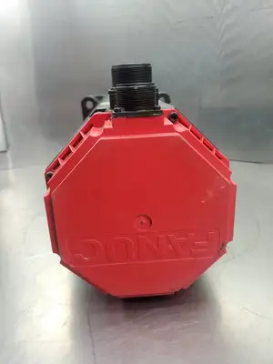 USED FANUC A06B-0153-B075#0008 AC Servo Motor, 3000RPM, 34A, 168VAC