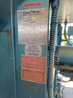 Used CLEAVER-BROOKS M4S-2500 Boilers California US | Machinery & Equipment #1518291
