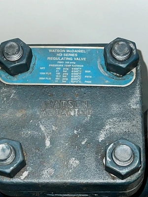2" 300# Watson Mc. Daniel HD Series Regulating Valve