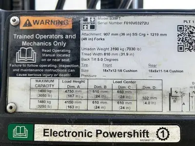Used 2020 HYSTER S35FT Misc Forklifts Illinois US | Somerset Equipment Sales #1542868