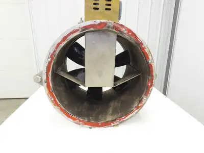 Fulta Electric DBRO5M76 Tube Axial Blower Duct Fan 20" 4237 CFM 0.75kw 220V 3PH