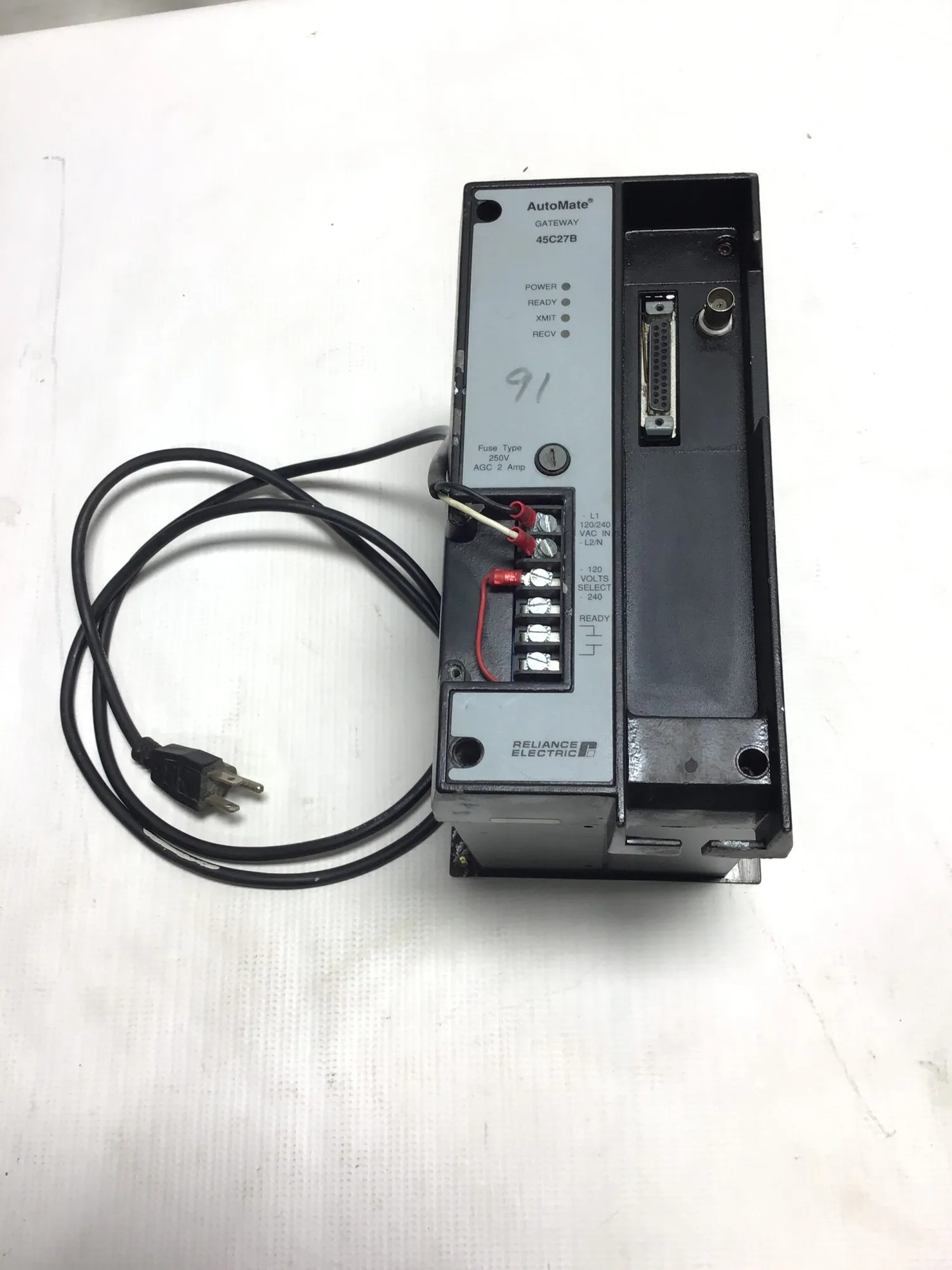 Reliance Electric 45C27B R-Net Gateway Interface Head Fuse Type 250V AGC 2 Amp