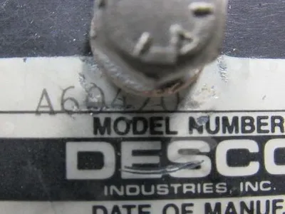Used DESCO _UNKNOWN_ Miscellaneous MRO | Arrow Industrial #642802