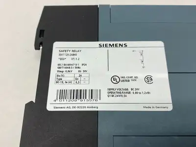 USED SIEMENS SIRIUS ADVANCED BASIC SAFETY RELAY UNIT