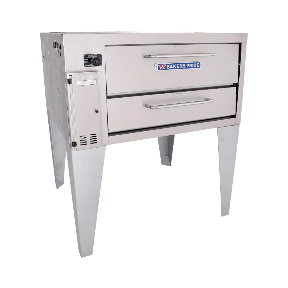 Bakers Pride 151 Super Deck Floor Model Single Pizza Deck Oven - Liquid Propane