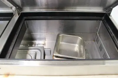 BISON BPT 67", 2 Door, Pizza Prep Table Refrigerator Commercial NSF