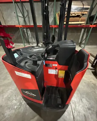 Used 2020 LINDE E18S 3-Wheel Stand up Electric Counterbalance Forklifts Pennsylvania US | National Lift Equipment #1381991