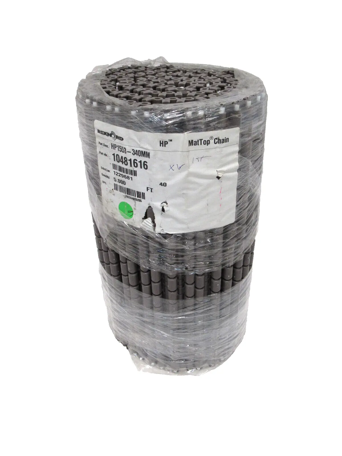 NEW REXNORD HP1553-340MM MATTOP CHAIN 10481616 HP1553340MM