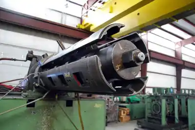 15,000 Lb. (est.) x 42″ MCKAY Driven Hydraulic Single Uncoiler
